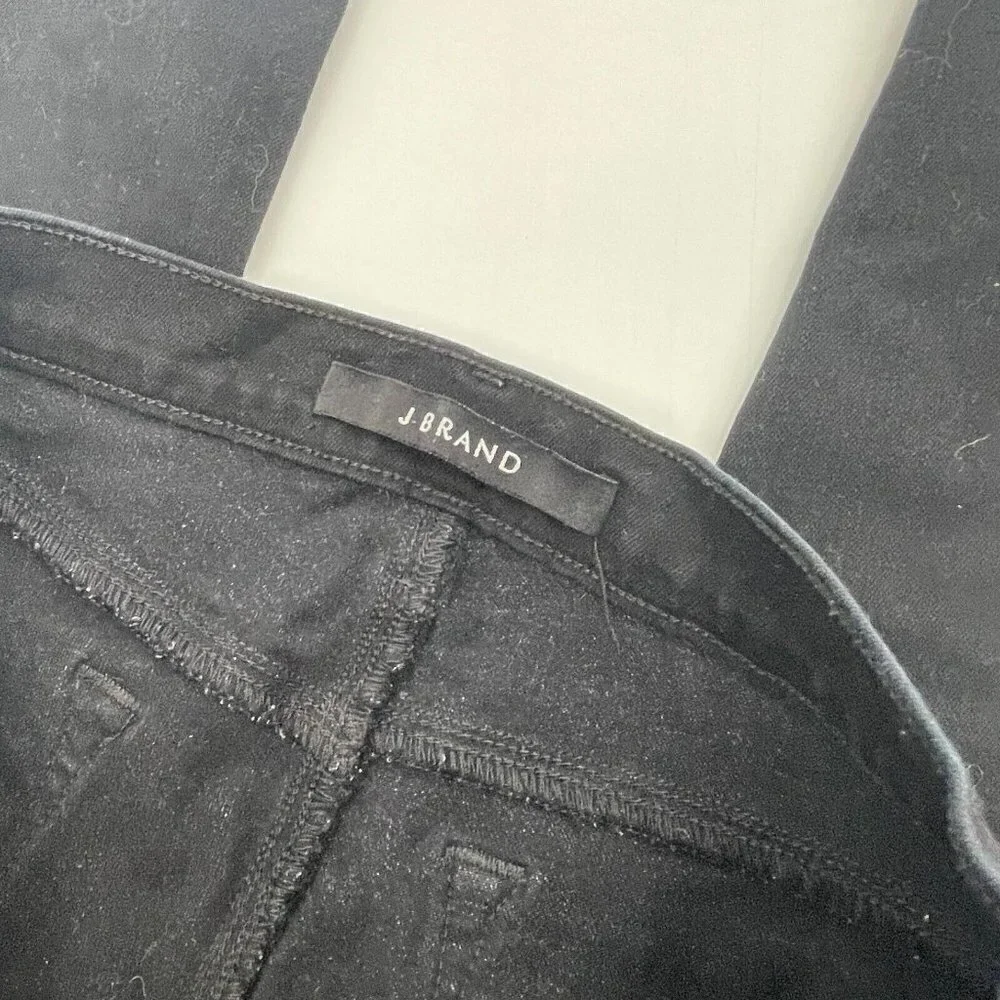J Brand Womens Jeans 31 Skinny Leg Shadow Denim Black Casual Stretchy Comfort